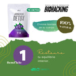 TÉ DETOX BIOHACKING (Paquete de 6 sobres desintoxicante).